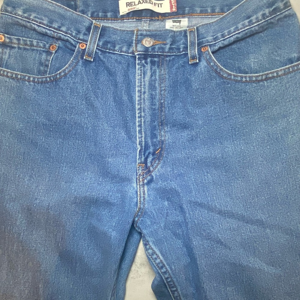 VTG LEVIS 550 Relaxed Fit Tapered Leg Women’s Sz 10 Misses 28x30 Clean, Great